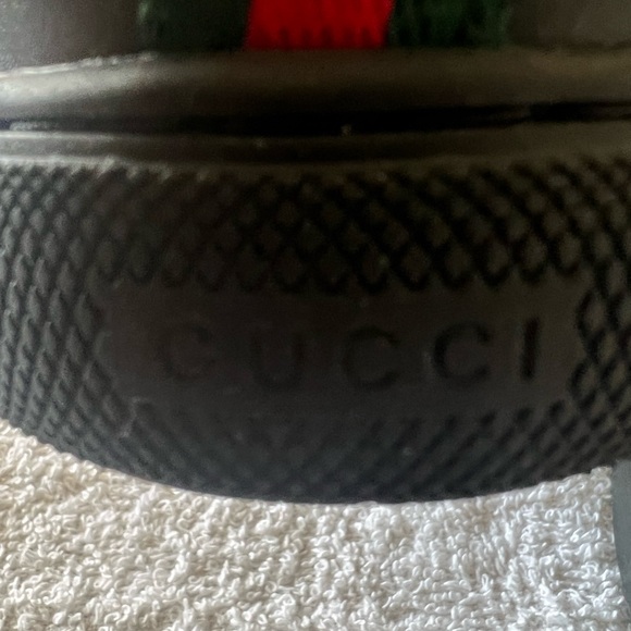 AUTHENTIC BLACK LEATHER GUCCI SNEAKERS… SIZE 40/6 MEN’S OR 9 WOMEN’S… EXCELLENT - Picture 7 of 14